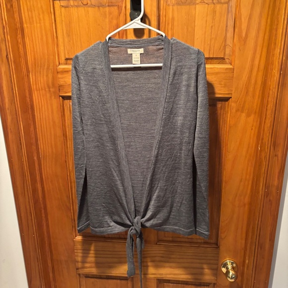Vertigo Paris Women's Merino Wool Wrap Sweater in Gray Small - Picture 2 of 5